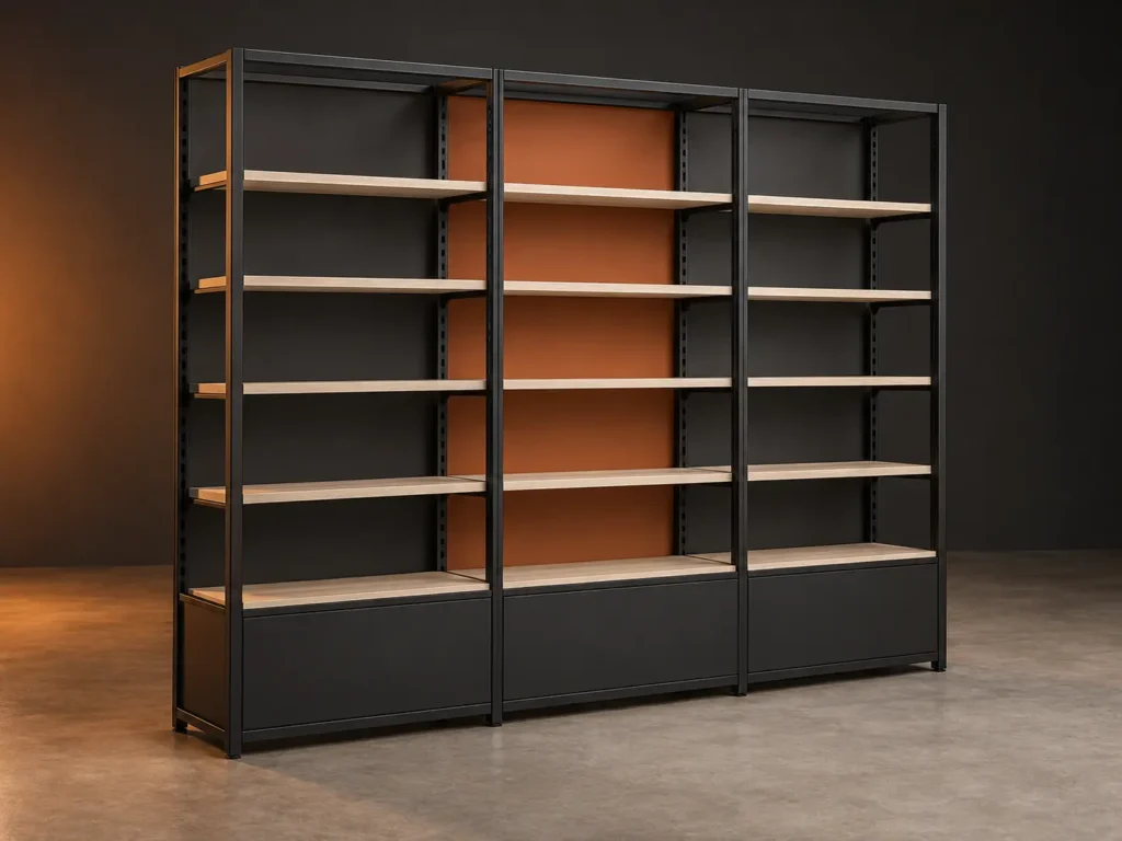 Frame Retail Shelving in the Cartonnex commercial furniture range
