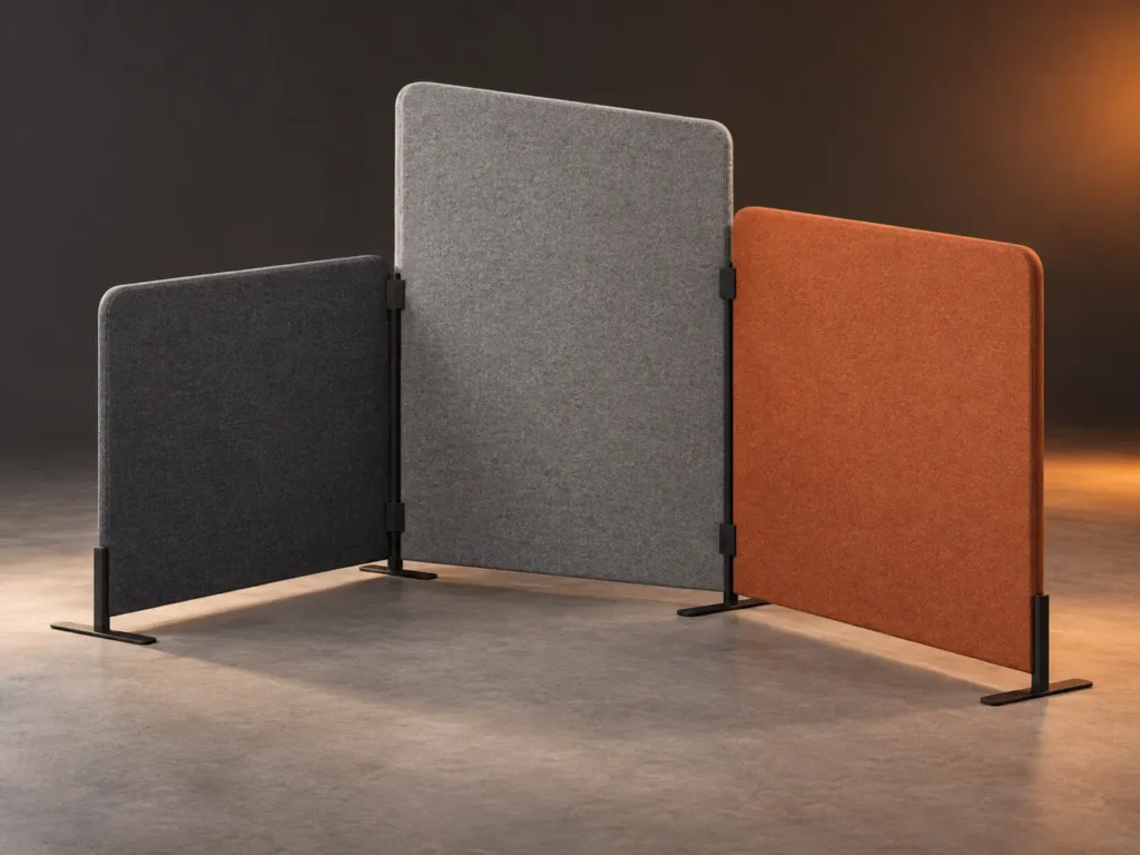Segment Acoustic Screen in the Cartonnex commercial furniture range
